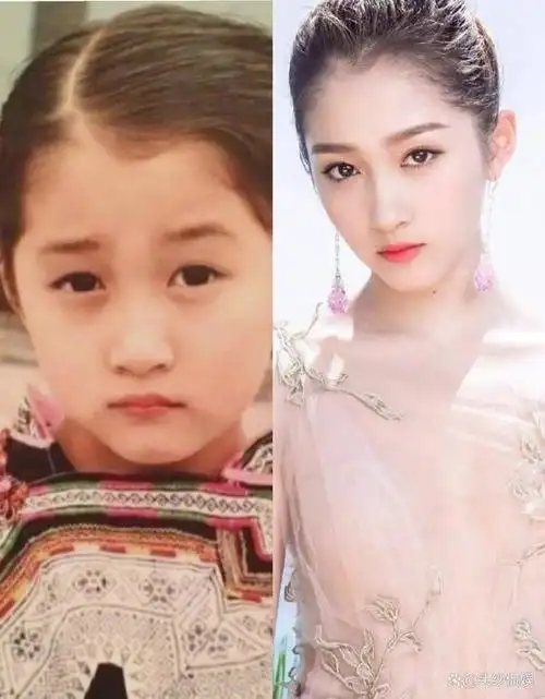 女星儿时照片对比刘亦菲模样未变她偷偷加表情包被无情拆穿