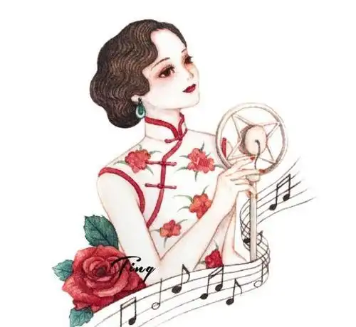 知性优雅女人头像500x500分辨率图片