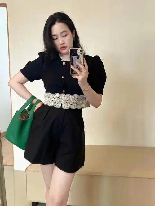 【160cm/55kg/梨形身材】今日这套是法式复古小女人～很适合所有喜欢