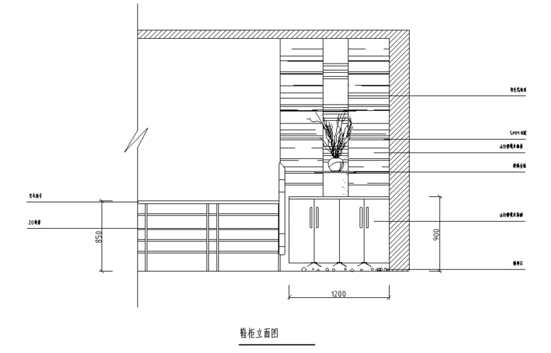 家装鞋柜cad图块-室内cad图块-筑龙室内设计论坛