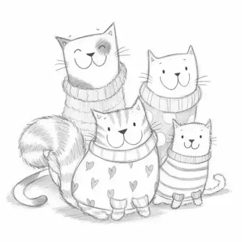 捕捉一群超萌素描小可爱