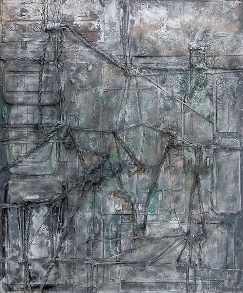 雅昌专稿综合材料绘画作品展览四大展示形态和三个方面的讨论