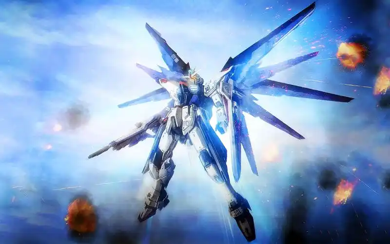 【wallpaper engine】第十三期 自制高达动态壁纸 苍天之剑 天降自由_