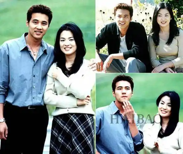 宋慧乔,元斌《蓝色生死恋》时期的合影图片延伸阅读:宋慧乔元彬蓝色正