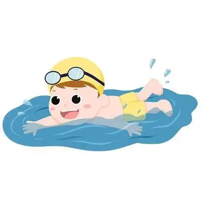 游泳图片卡通 可爱 蛙泳图片大全卡通图片-图片大观-奇异网