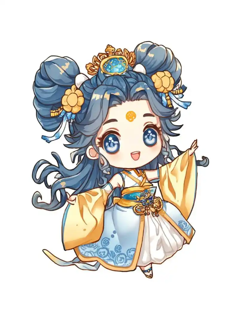 q版古风二次元花仙子