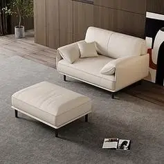 zhongpai中派真皮沙发头层牛皮现代简约小户型客厅沙发轻奢皮艺沙发直