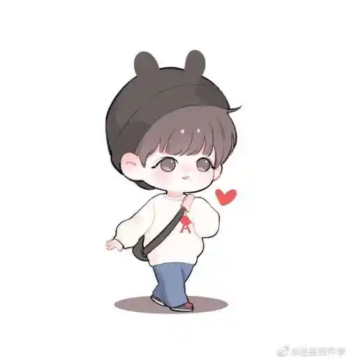 肖战卡通q版头像图源见水印