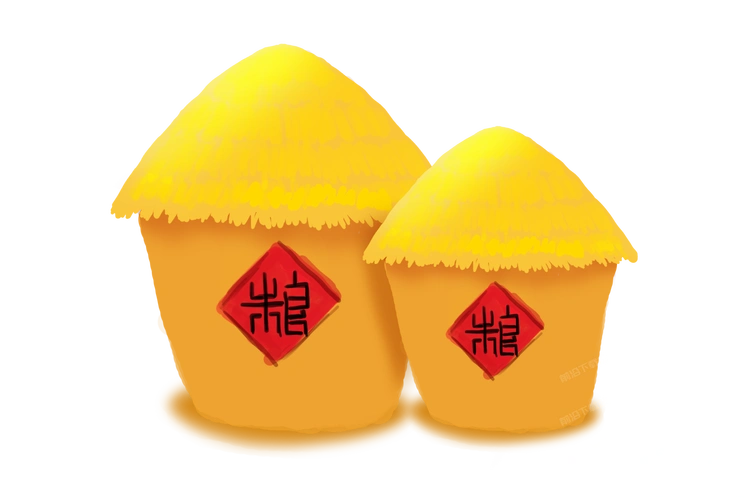 粮仓图片卡通-粮仓图片简笔画矢量素材下载-设计前沿