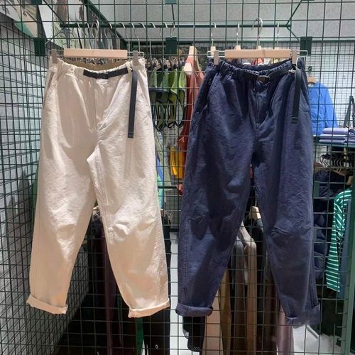秋季新品女士纯棉休闲裤都市运动天日干松锥裤a0221pa02