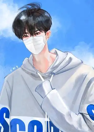 饭绘易烊千玺造型图,夏日的清凉扑面而来