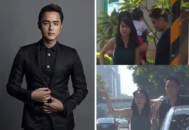 明道和老婆王婷萱被拍