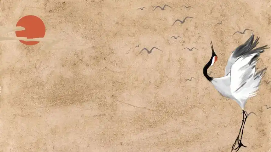 典雅复古古风通用ppt