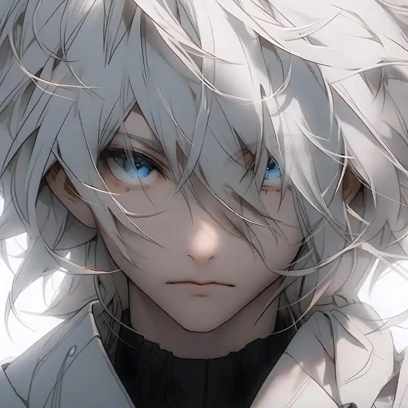 白发少年|男生头像 不同风格的白发男生头像,你们更喜欢哪个?