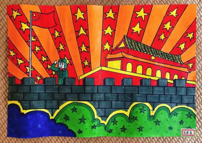 彭建豪同学绘画作品