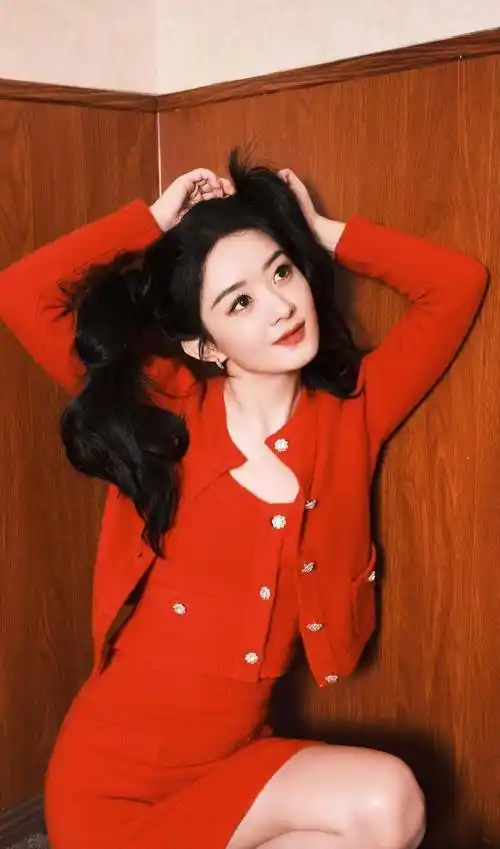 赵丽颖高清写真壁纸_短裙_魅力_手机