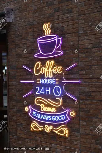 霓虹灯店招,工业生产,科学技术,摄影,汇图网www.huitu.com