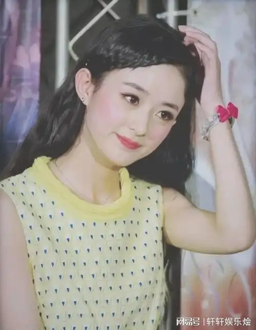 早期赵丽颖刚出道的样子好清纯