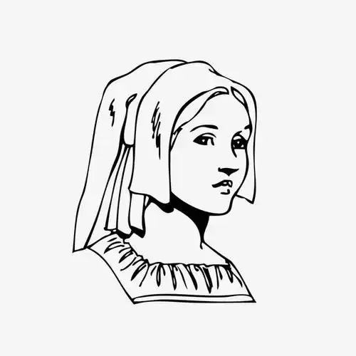 关键词 : 人物,线条,png图形,装饰,矢量图,手绘图,头像