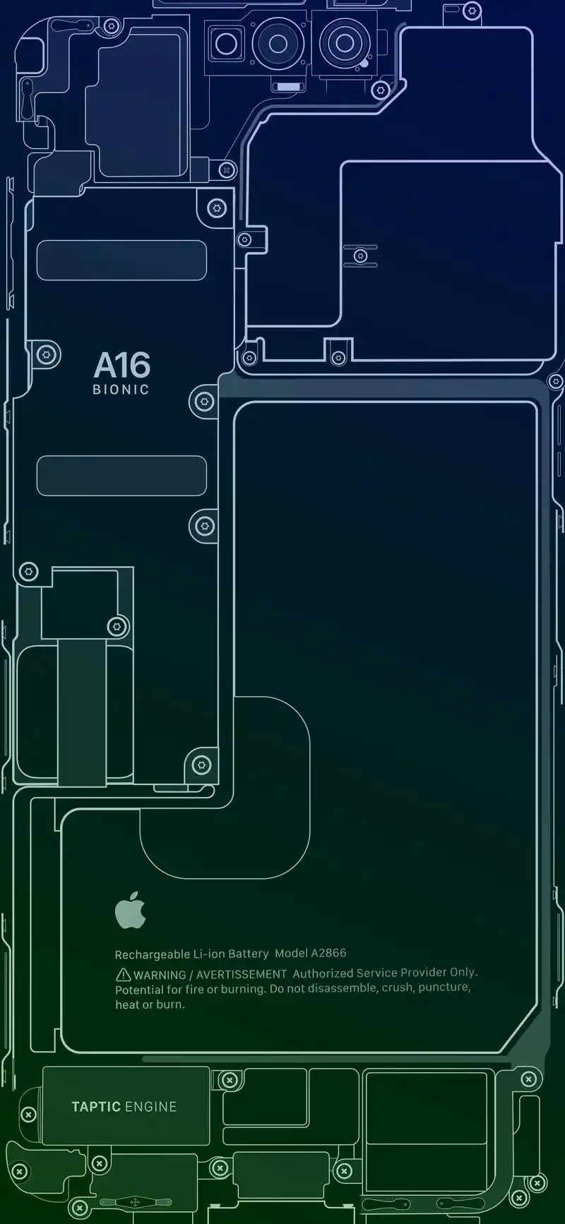 iphone 14 pro内部透视壁纸.壁纸原图可以在抖音" - 抖音