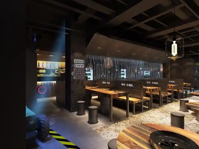 韩国4010 773985烤肉餐厅0平米装修效果图_姜浩设计作品