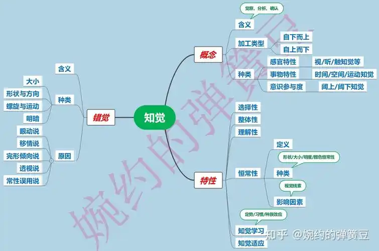 用思维导图学习普通心理学②