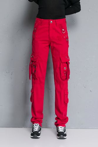 春秋户外女长裤修身军装休闲工装裤