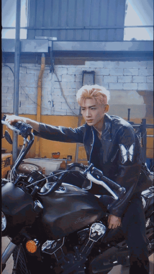 白敬亭晒库存机车造型图