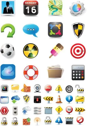 常用物品图标矢量素材