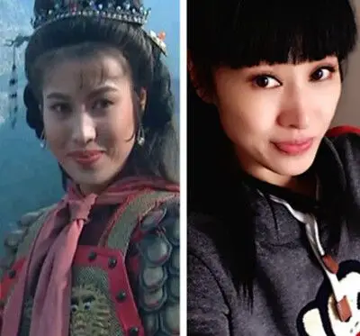 【98版《水浒传》"扈三娘"郑爽】郑爽2002年在古装武侠剧《天龙八部》