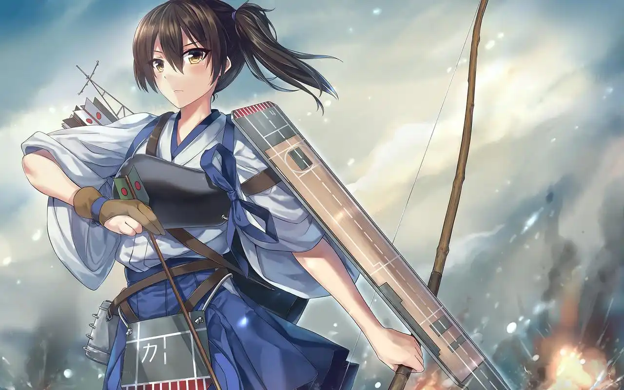 唯美动漫美女插画桌面壁纸