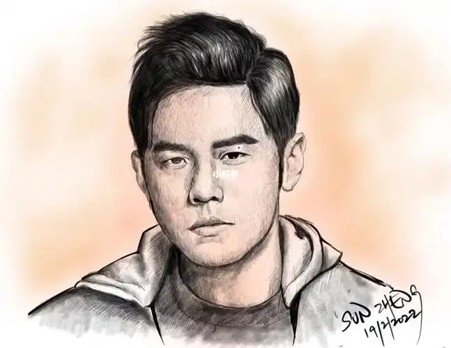 周杰伦素描