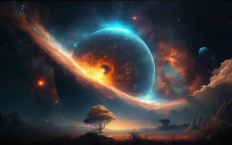 宇宙的和谐 - 冥想与完美, 请接受宇宙万物之气.冥想,能量,气韵,集中