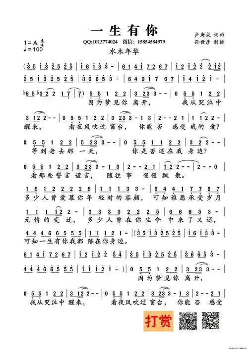 一生有你(水木年华)
