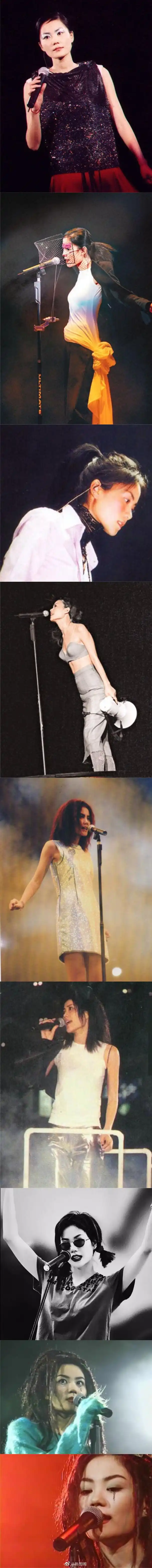 王菲演唱会舞台造型