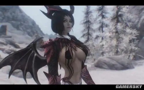 《上古卷轴5》靓妹mod 火辣身躯香艳美臀欣赏