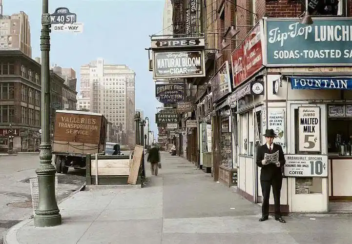 复古照片有年代感的纽约