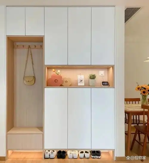 12个超实用的入户鞋柜设计,比玄关多3平还实用!