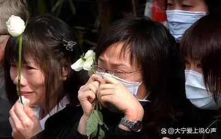 实拍梅艳芳葬礼:刘德华等抬棺,赵文卓送的花篮上八个字引人注目