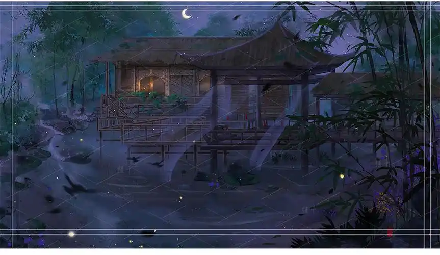 古风场景-林中小屋