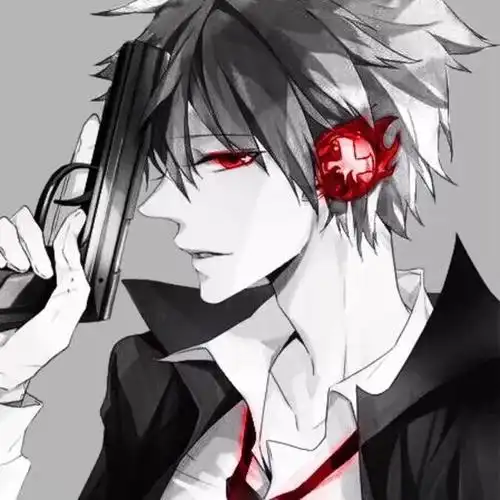 暗黑系头像,黄粱一梦,倾厦而醒