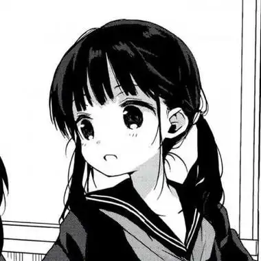 qq女生背影动漫黑白头像伤感