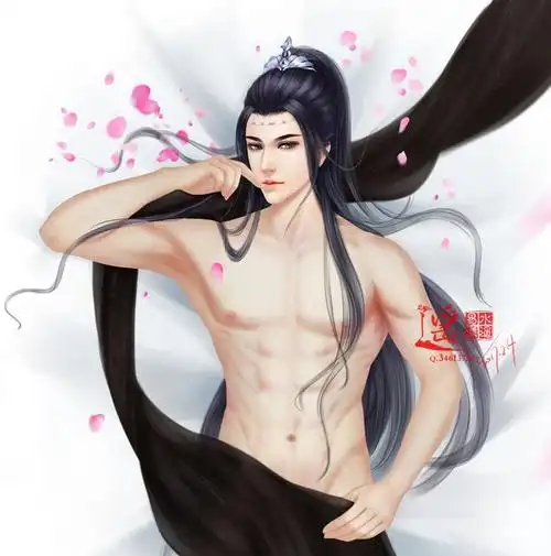 橙光游戏刹那芳华,冰块男-易水潇遥_古风,美男_涂鸦王国插画