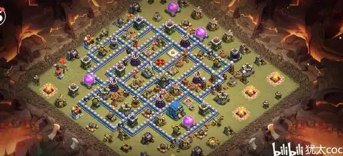 部落冲突12本 部落战阵型分享第52期,[犹太coc]