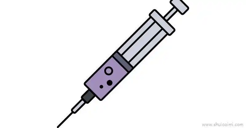 简笔画的画法图解分享到这里,查找更多针管简笔画,针管怎么画简笔画