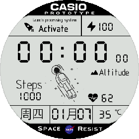 求一个华米amazfitverge太空人表盘