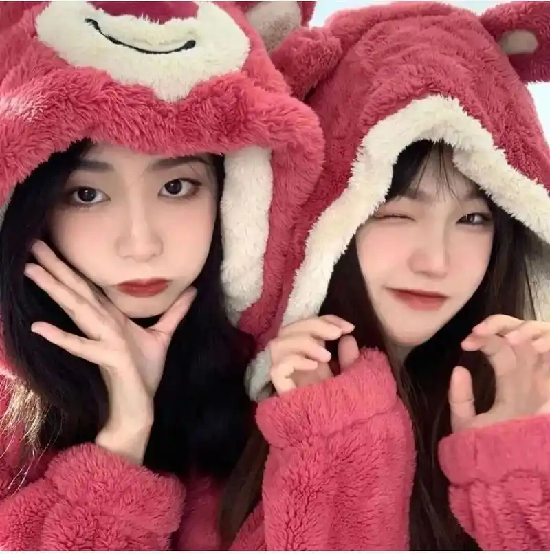 真人版闺蜜头像一人一半9797  快和你最爱的闺蜜一起用吧