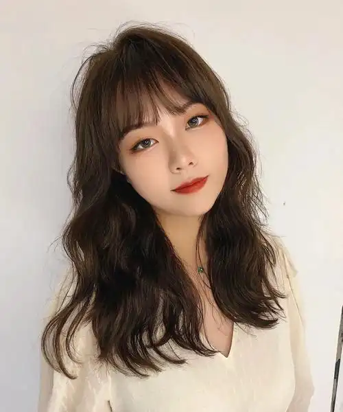 圆脸秋冬烫发推荐