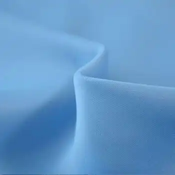 成品加厚色简约现代客厅卧室书房飘窗落地窗窗帘纱帘zcc 天蓝色 3