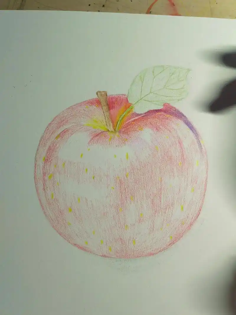 祝你我平安顺遂.简简单单画个苹果,你学会了么#苹果怎么画 # - 抖音